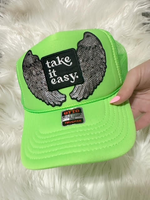 TAKE IT EASY ANGEL HAT